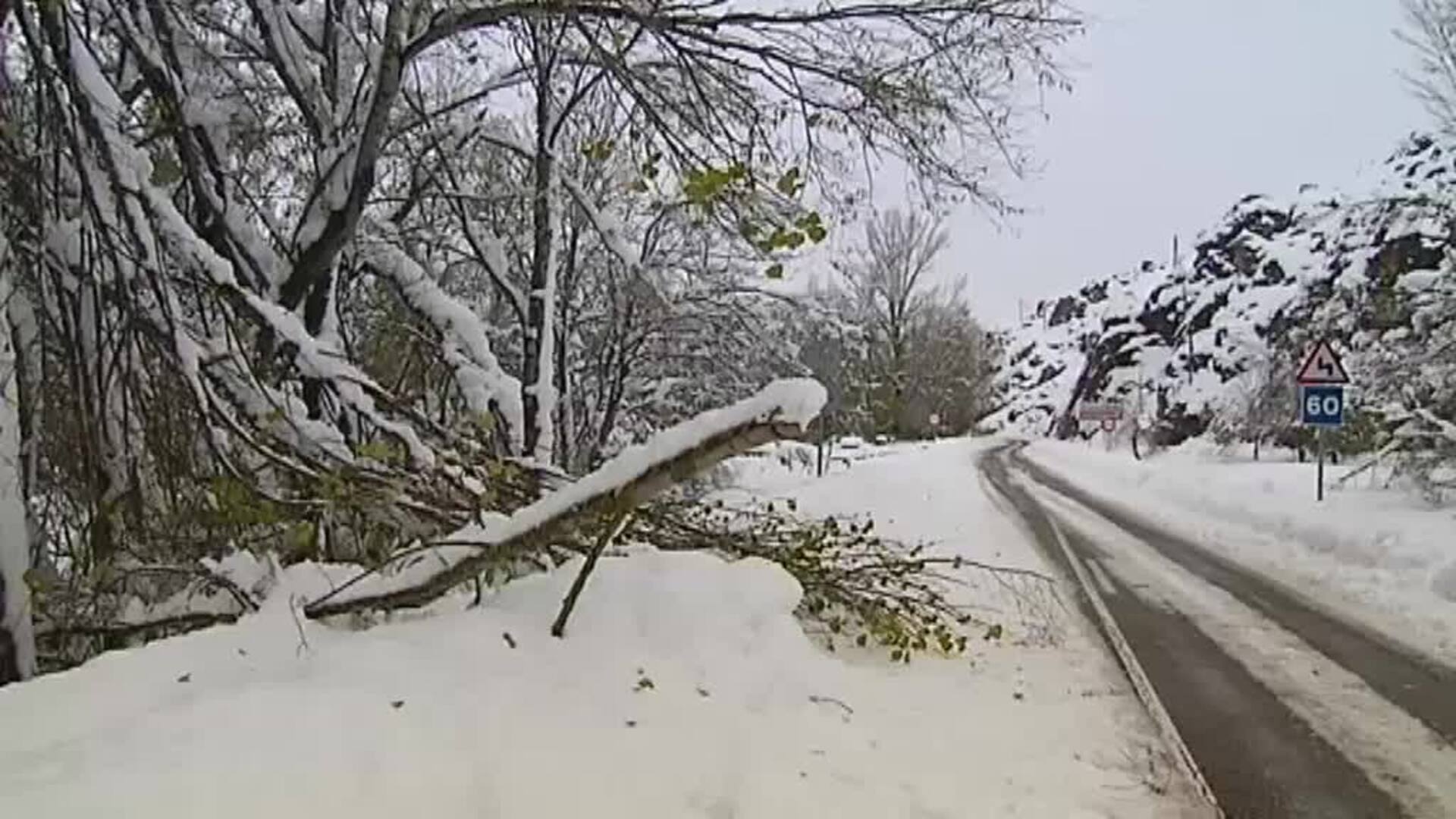 Remite el temporal pero sigue nevando en el norte del país