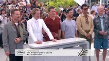 Sesión de fotos al elenco de The Phoenician Scheme de Wes Anderson en Cannes