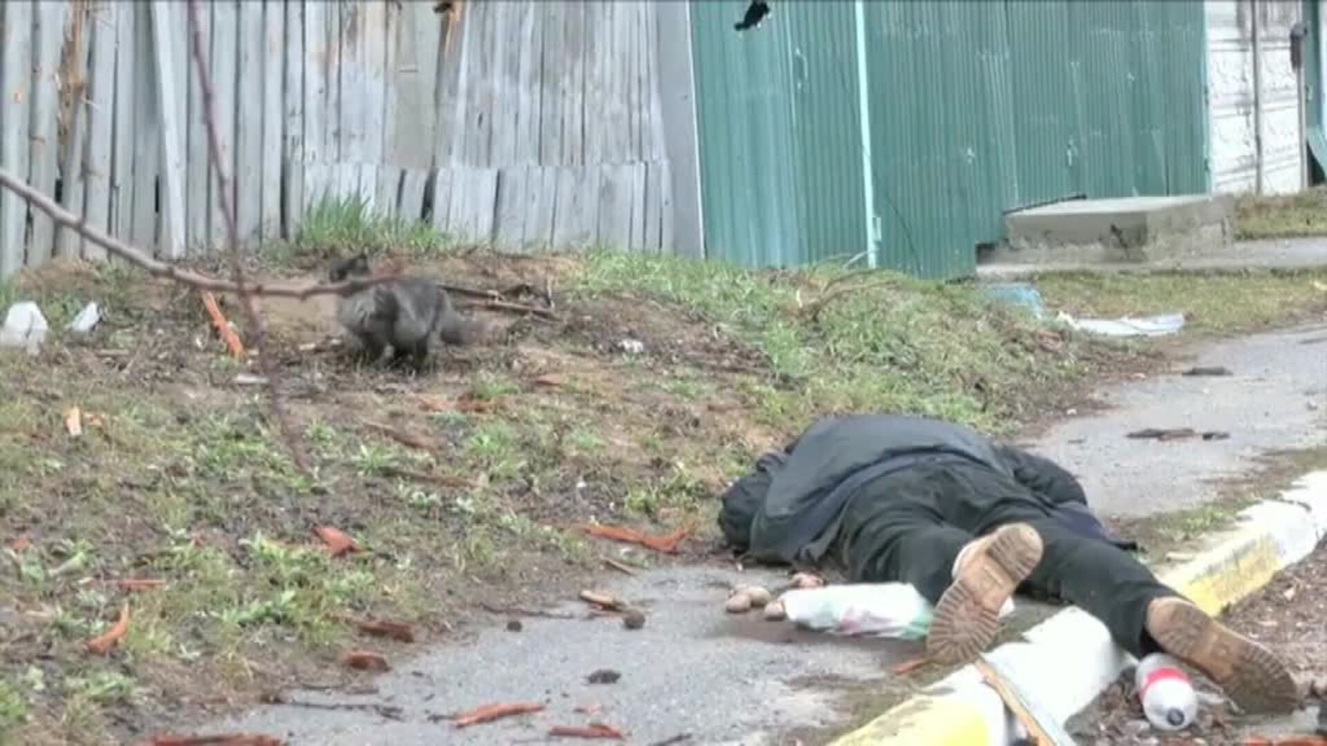 Un recorrido por las devastadas calles de Irpín