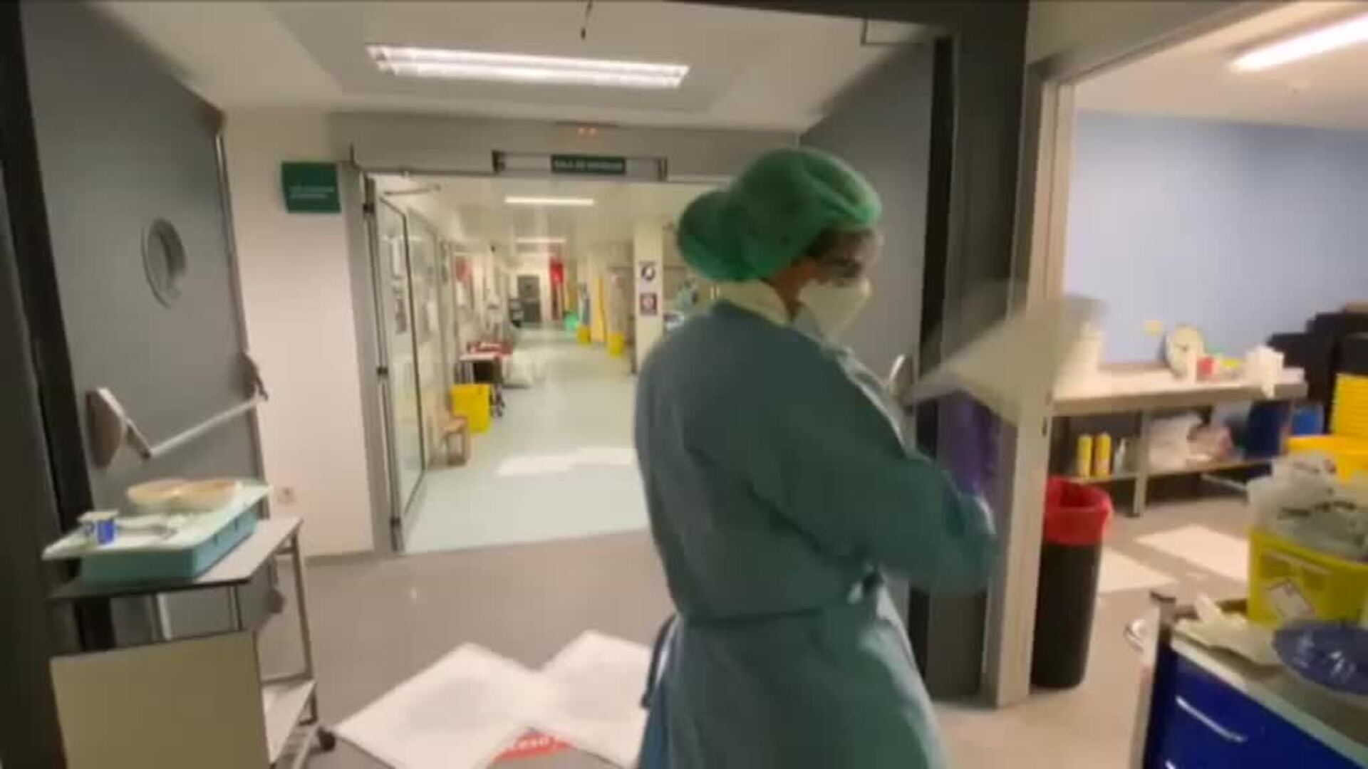 Médicos y enfermeros se enfrentan a la segunda ola del coronavirus tras 9 meses al límite