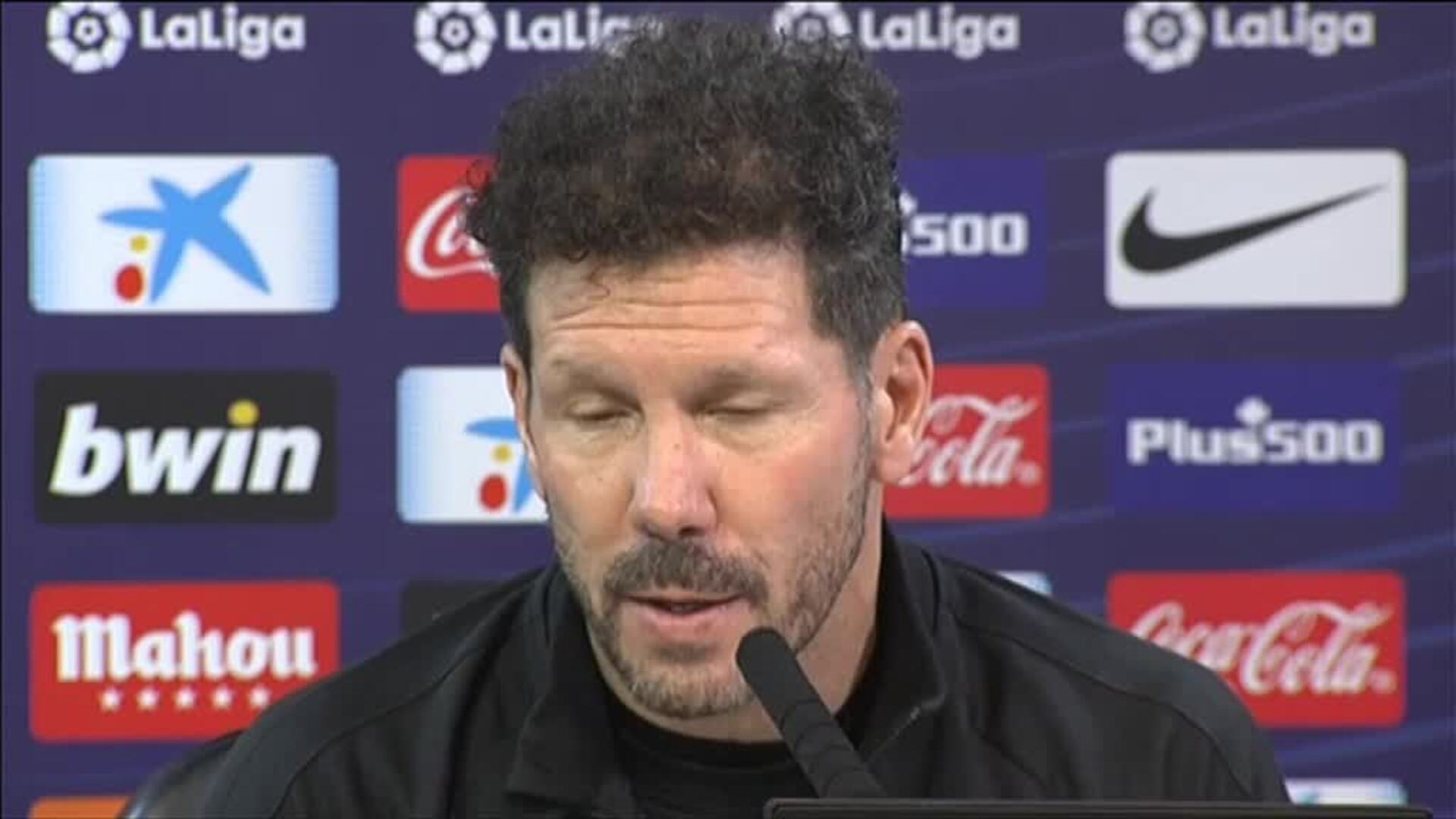 Simeone: &quot;Tenemos la necesidad de mejorar en Liga&quot;