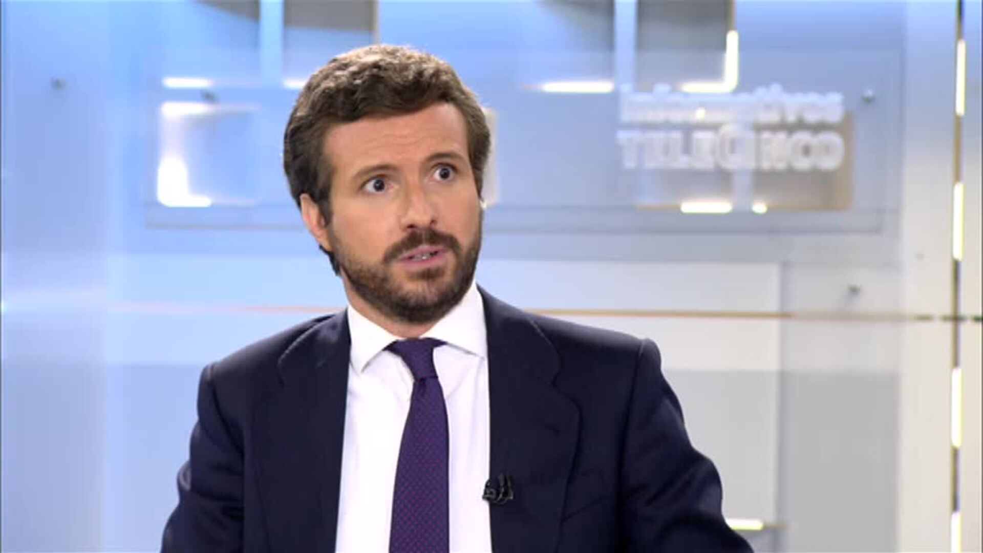 Casado: &quot;Sánchez está preocupado por los temas de su partido. A mí no me importa mi partido me importa España&quot;