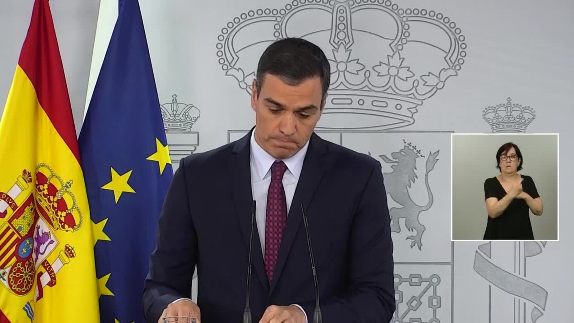 Sánchez anuncia la creación de una &quot;reserva estratégica&quot; frente al virus