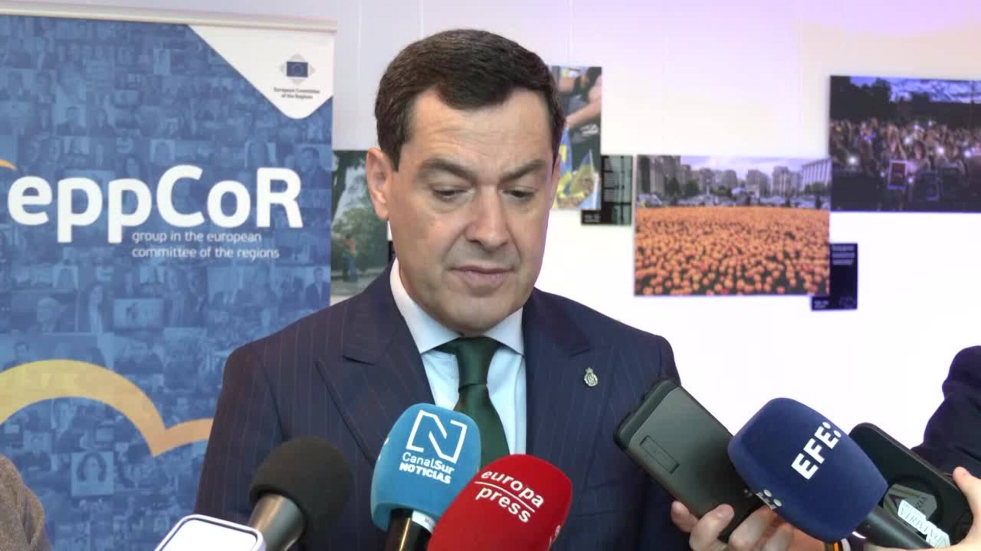 Moreno confía en que Málaga sea sede de la Autoridad Aduanera Europea: Sería "justo"