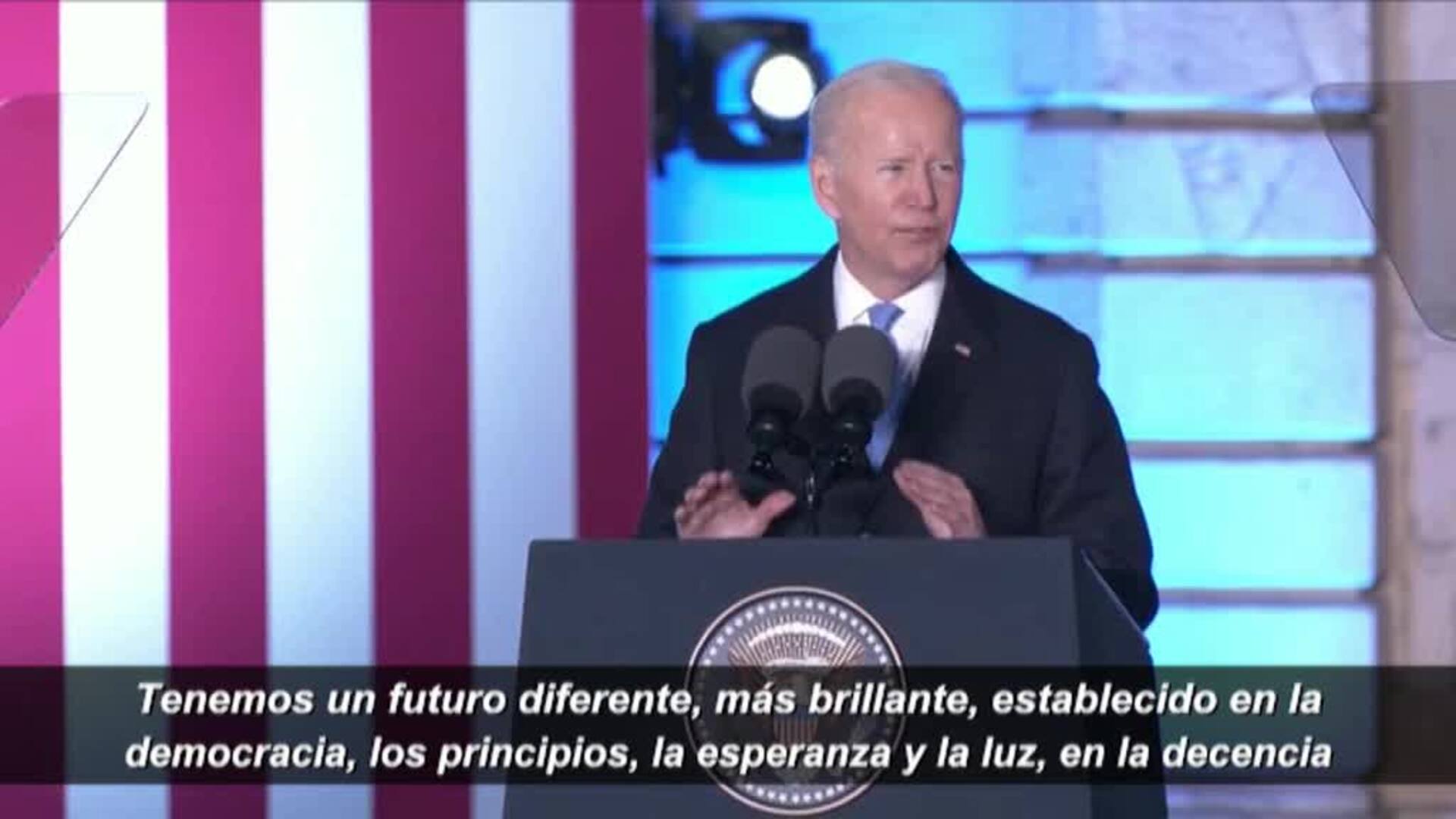 Biden: &quot;Este hombre (Putin) no puede permanecer en el poder&quot;