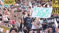 Crecen protestas frente al ICE en Nueva York por redadas migratorias