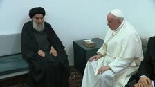 El Papa y el Gran Ayatola Al Sistani sellan un pacto de amistad entre cristianos y chiíes
