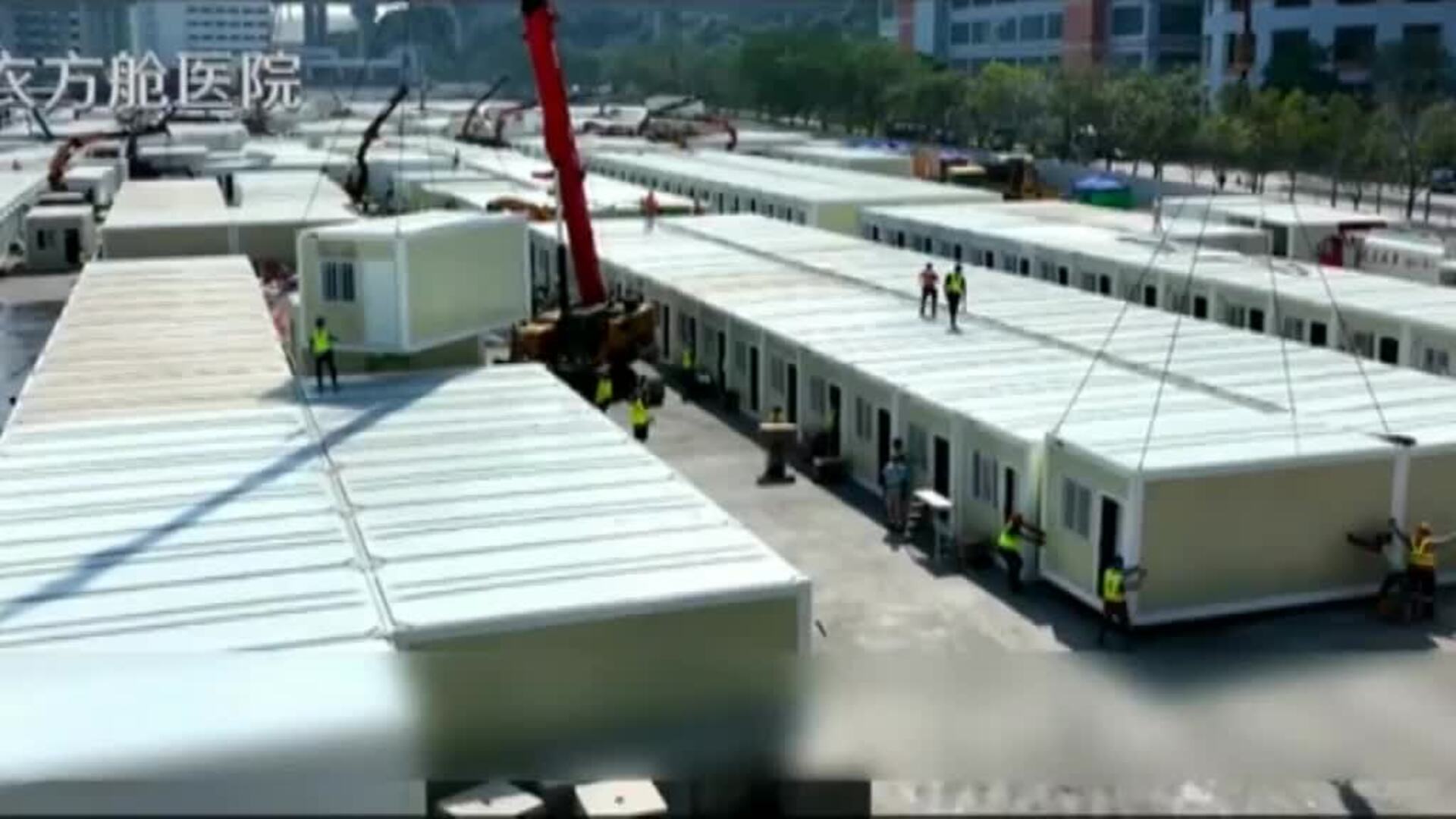 Hong Kong construye en una semana ocho nuevos hospitales para luchar contra Ómicron