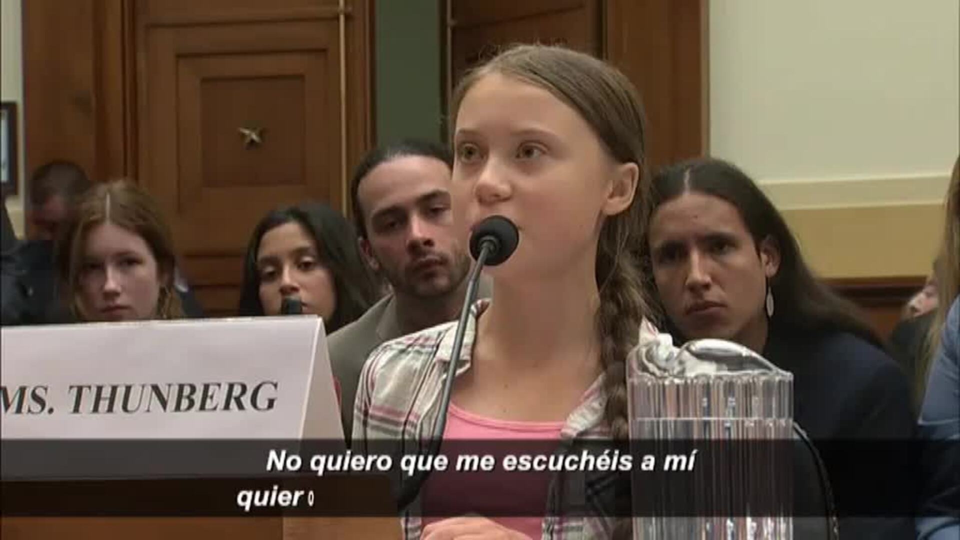 Greta Thunberg: &quot;No quiero que me escuchéis a mí, quiero que escuchéis a los científicos&quot;