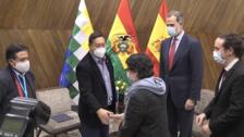 El Rey se reúne con Arce tras ser recibido con honores en Bolivia