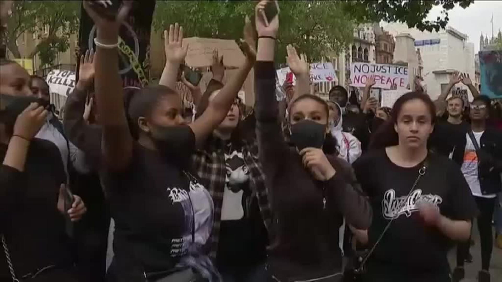 Las protestas contra el racismo llegan al Reino Unido