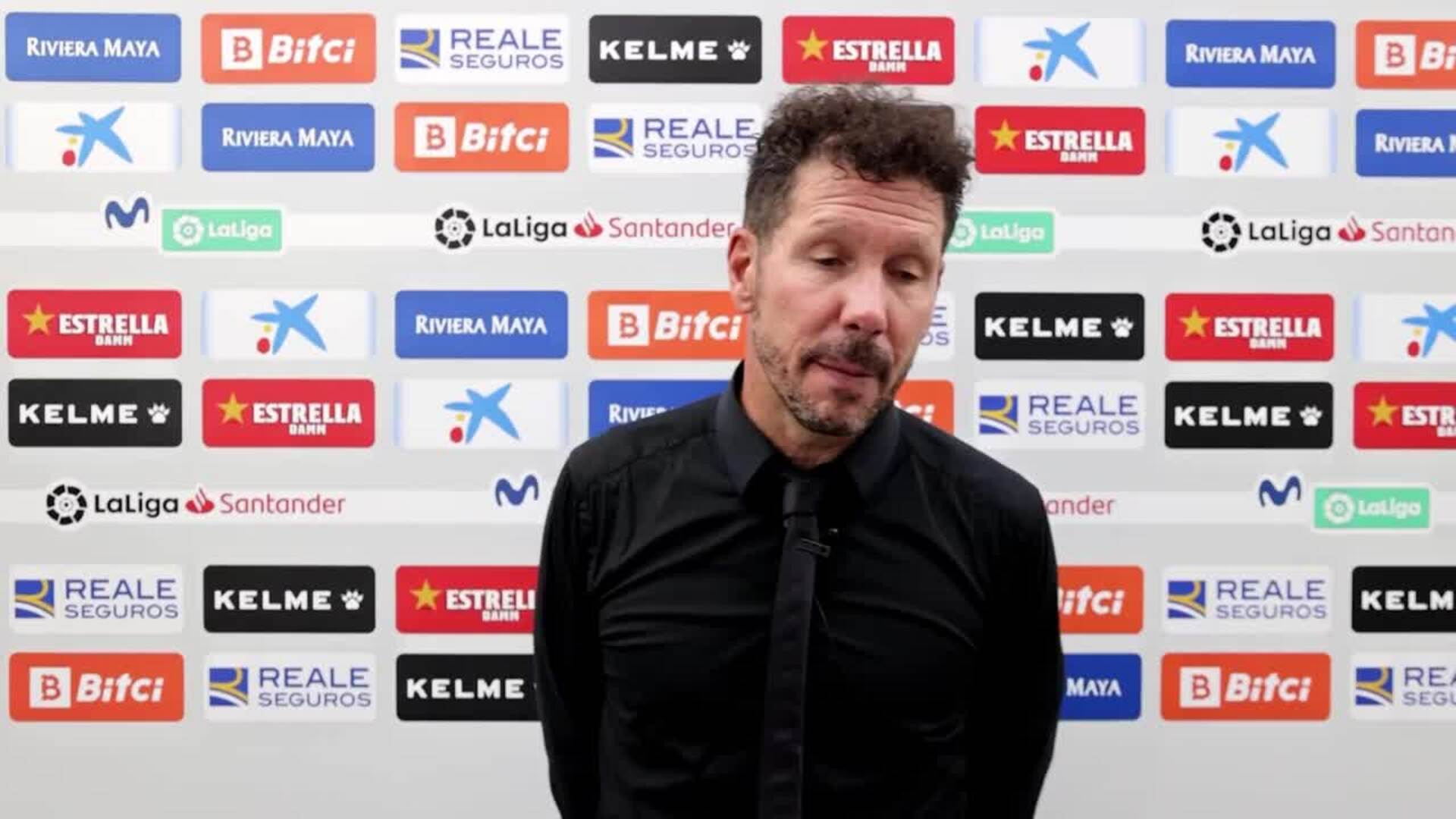 Simeone: &quot;Lo mejor fue ver a cinco futbolistas entrar y cambiar el partido&quot;