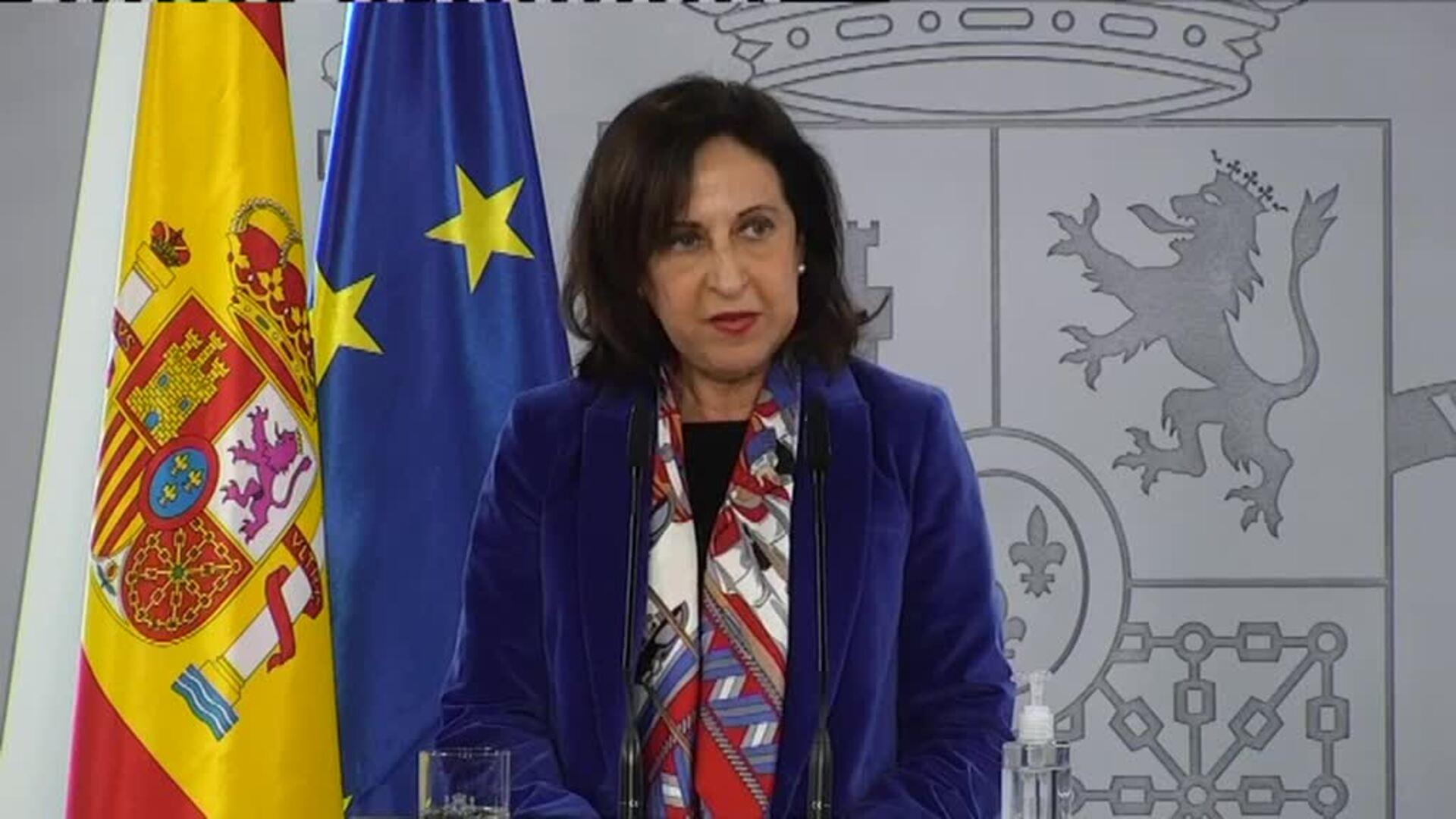 Robles: &quot;La firmeza va a ser absoluta en la condena y en las exigencias para la retirada de Vladimir Putin de Ucrania&quot;