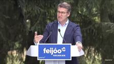 Feijóo anima a «votar sin miedo» por un «presidente limpio que no salga de los despachos»