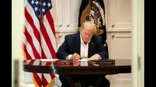 Trump defiende su campaña a pesar del positivo: «No quería quedarme en la Casa Blanca»