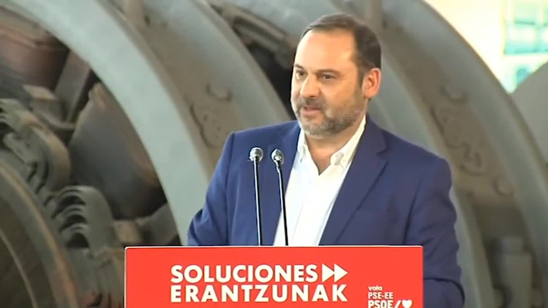 Ábalos critica las afirmaciones de Vox: &quot;Mantenemos la bandera de la cohesión&quot;