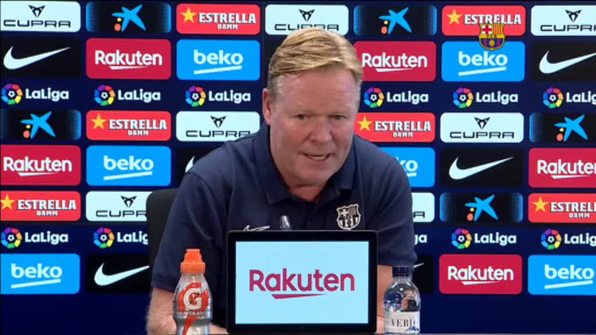 Koeman: &quot;Económicamente, el club no puede competir con otros equipos&quot;