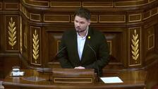 Rufián aprovecha la situación de alarma para atacar a la Monarquía