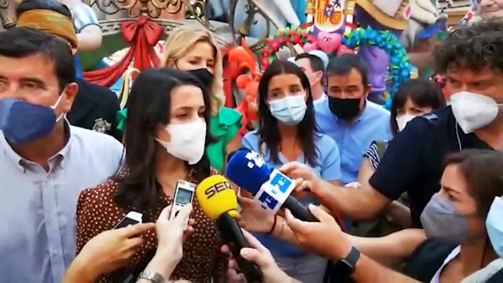 Arrimadas admite estar &quot;defraudada&quot; con las informaciones sobre el Rey emérito