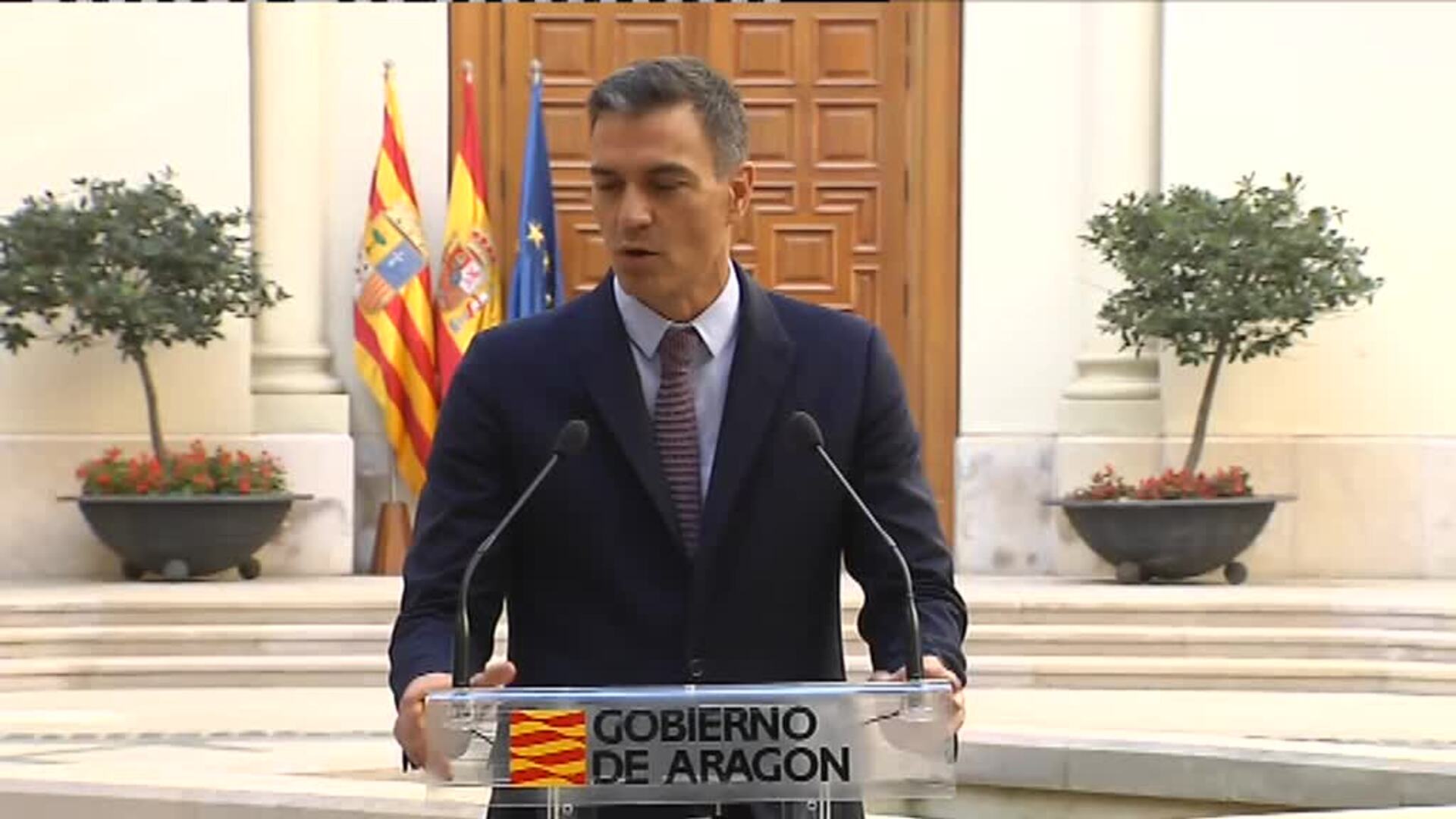 Sánchez garantiza que la candidatura de Aragón y Cataluña a los JJ. OO de Invierno será &quot;de Igual a igual&quot;