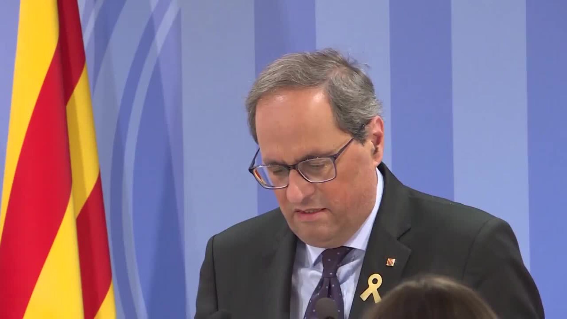 El TSJC abre el juicio oral contra Torra por presunta desobediencia