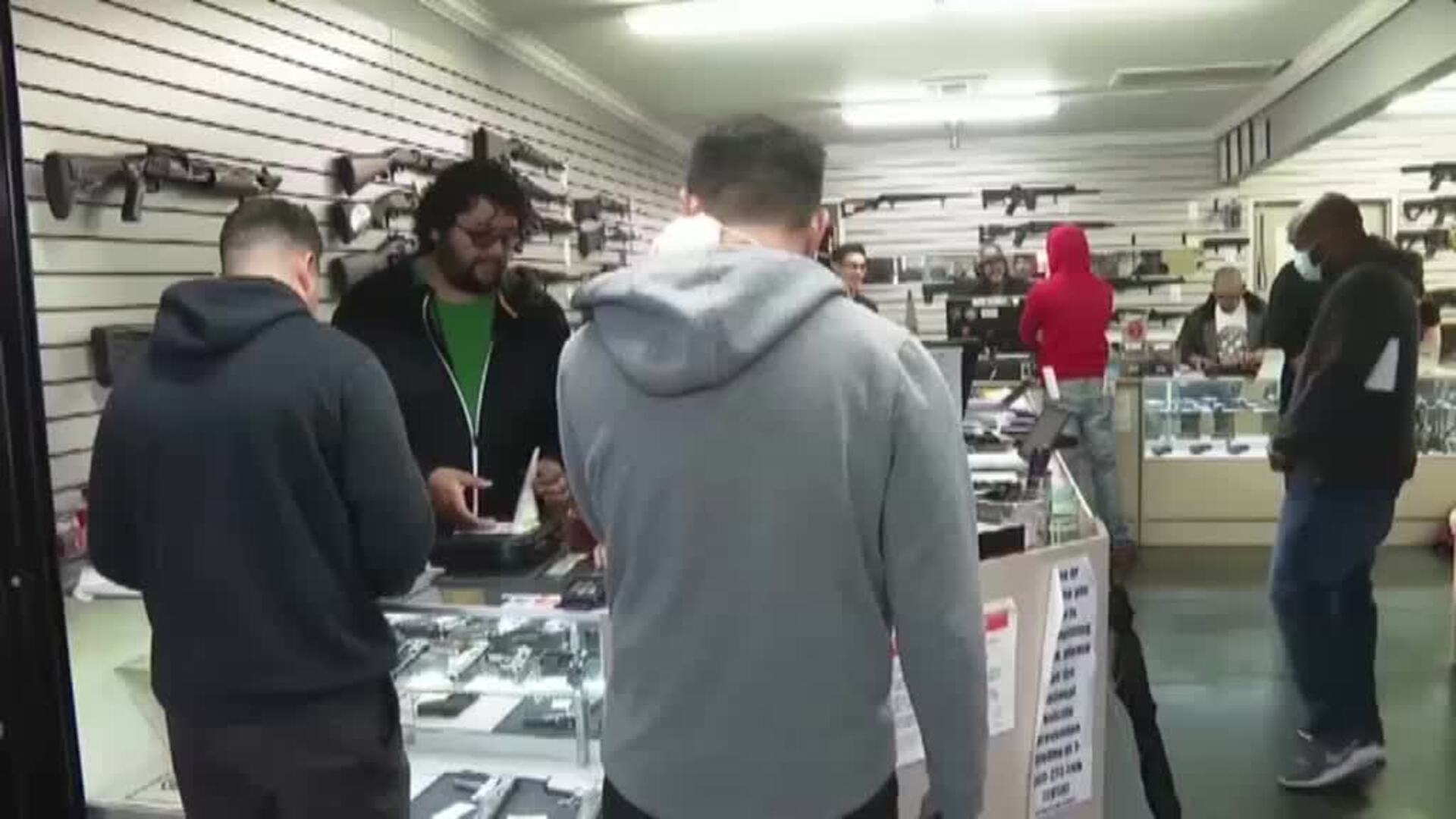 5,5 millones de armas se han vendido en EEUU  en los tres primeros meses de 2021