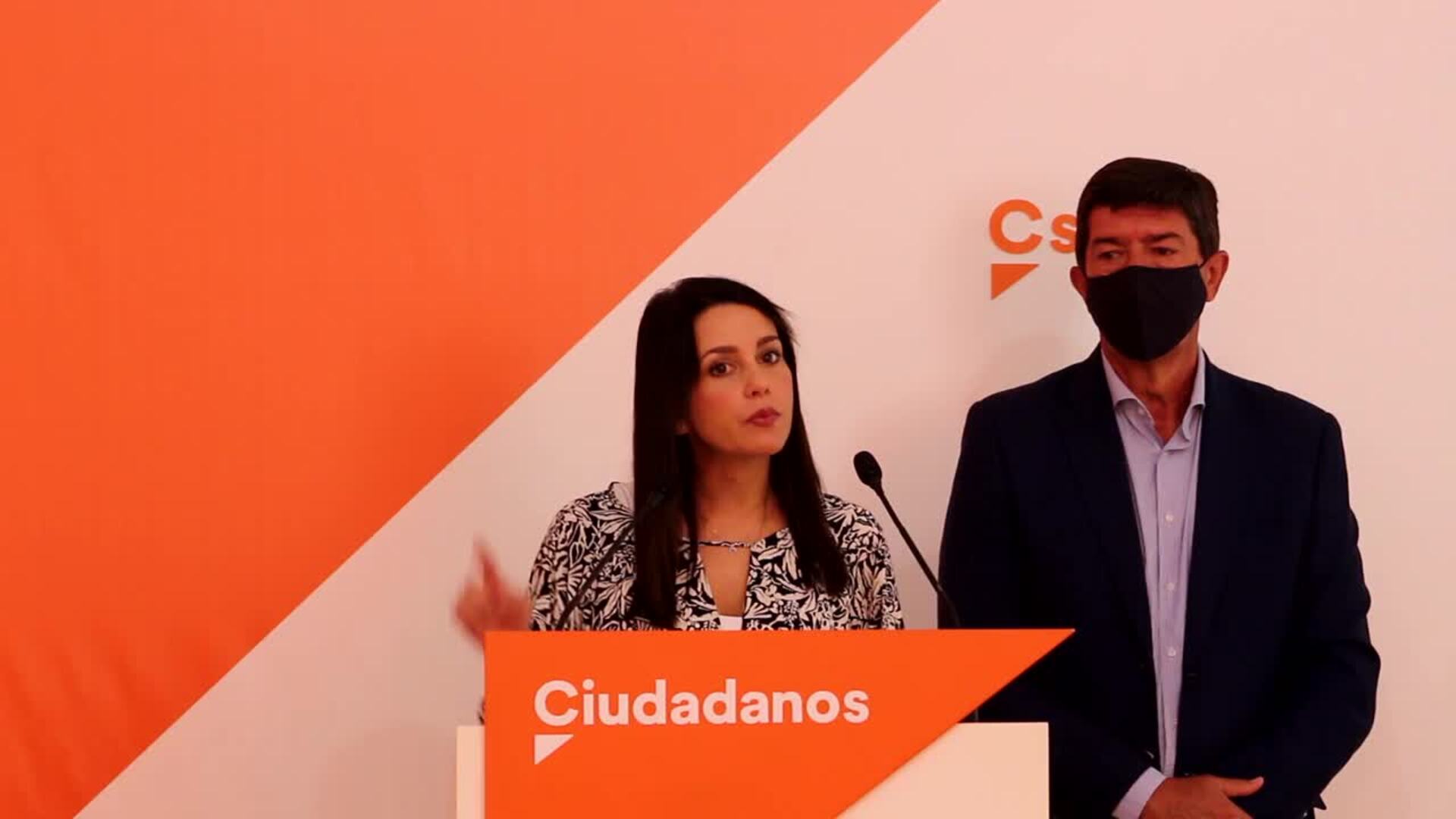 Arrimadas exige comparecencia de Sánchez sobre Afganistán