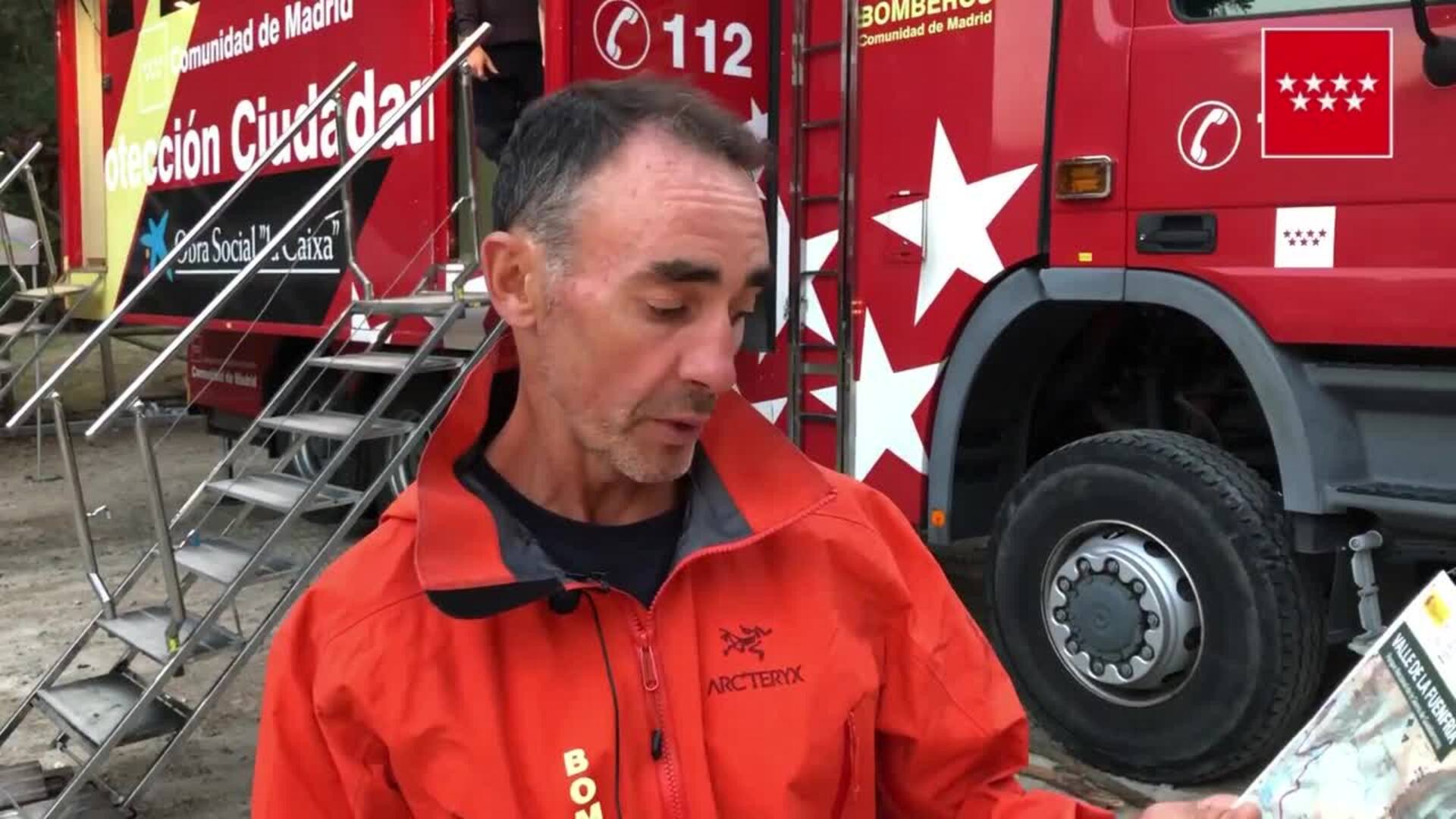 Bomberos realizan un balance de la búsqueda de Blanca Fernández