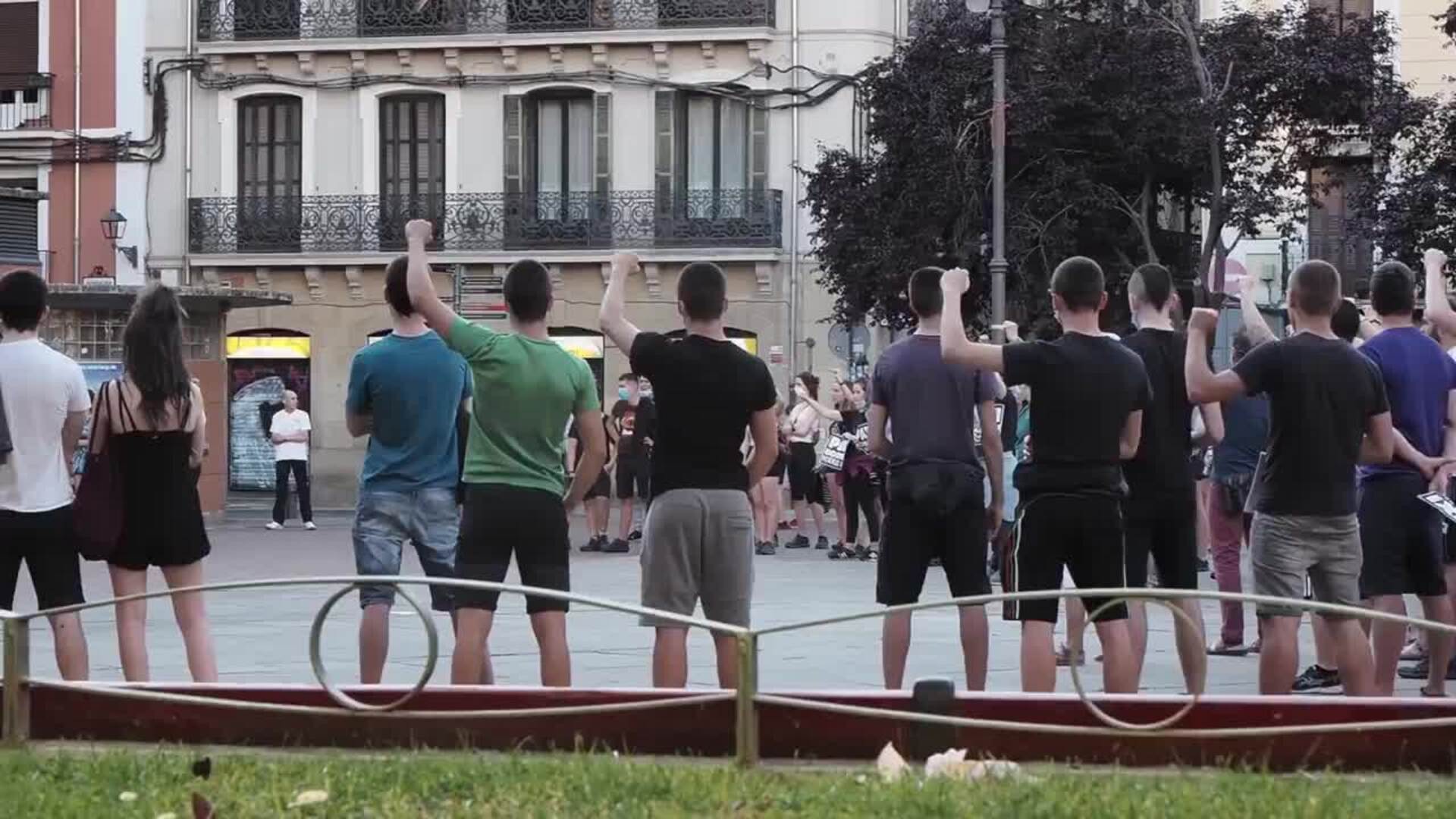 Manifestación en Bilbao para pedir la excarcelación del preso de ETA Patxi Ruiz