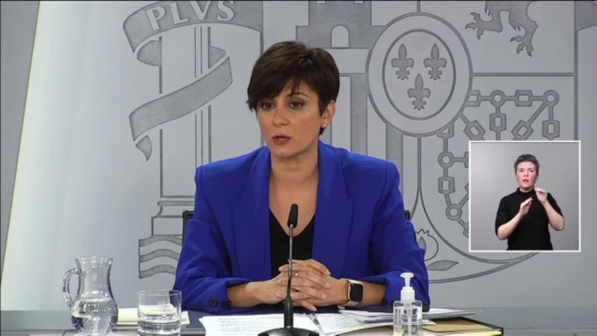 Isabel Rodríguez: &quot;No contemplamos ninguna subida fiscal en este momento&quot;