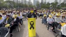 Corea del Sur homenajea a las víctimas del hundimiento del ferri Sewol en el décimo aniversario