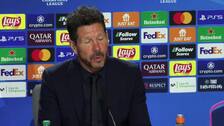 Simeone: "Julián reúne todo para jugar en el Atlético de Madrid"