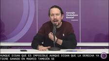 Iglesias reivindica una «coalición progresista» que saque a Ciudadanos de Madrid el próximo 4-M