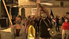 Netanyahu silencia las protestas contra la corrupción tras el endurecimiento del confinamiento