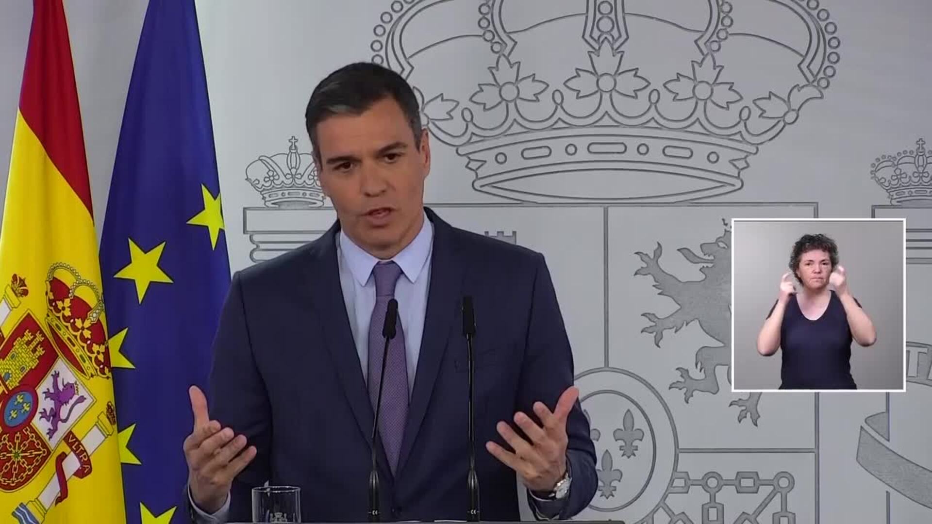 Sánchez anuncia nuevas medidas anticrisis para contener el IPC en 3,5 puntos