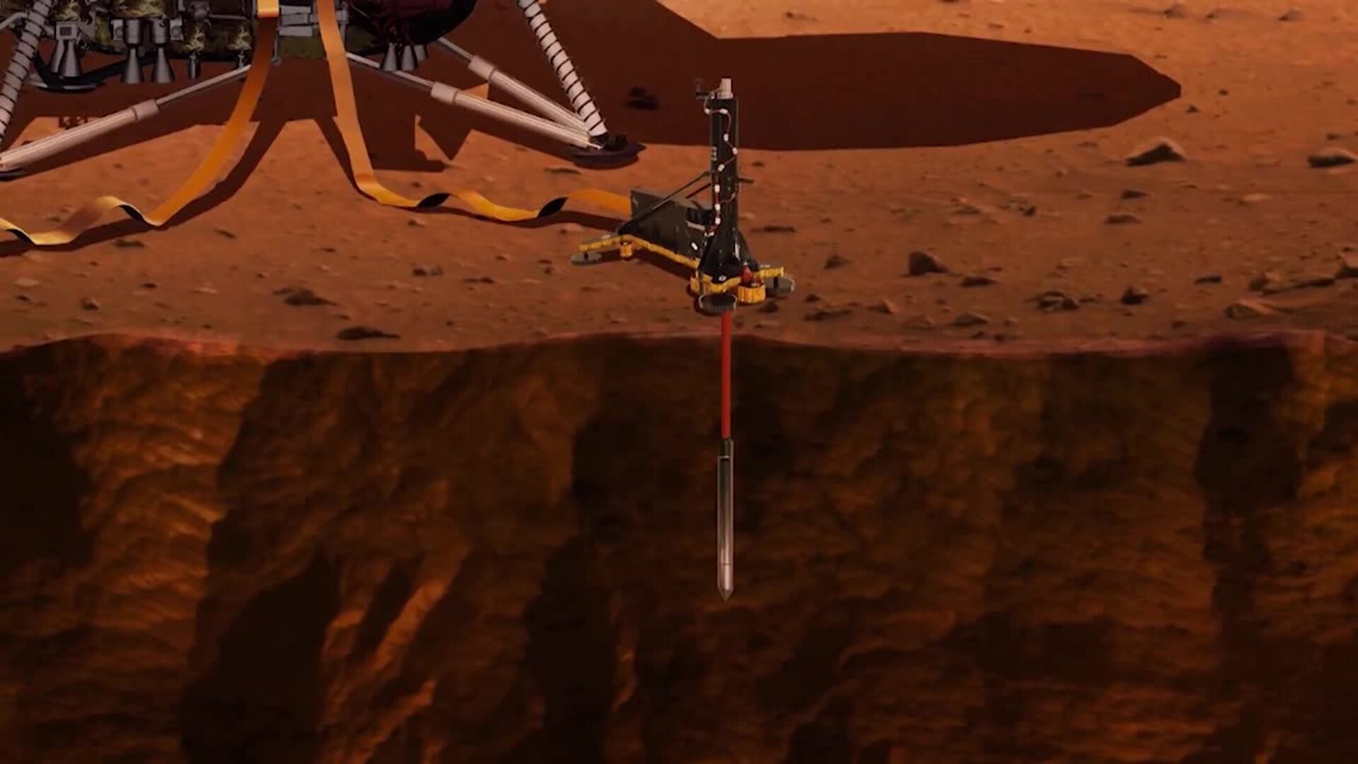 InSight suspende actividades en Marte tras una tormenta de polvo