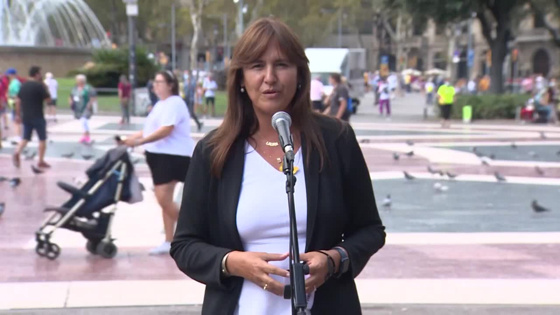 Borràs: a Junts no le &quot;temblarán las piernas&quot; en la mesa de diálogo pero es escéptica