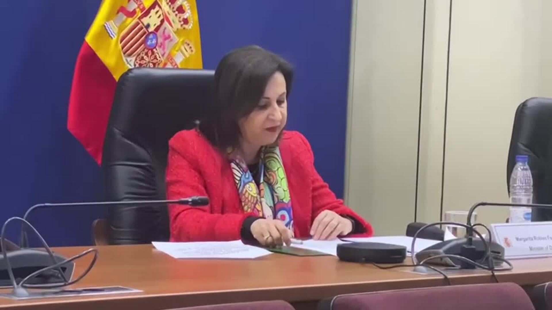 Robles dice que cambio climático es &quot;una de las amenazas más acuciantes&quot;