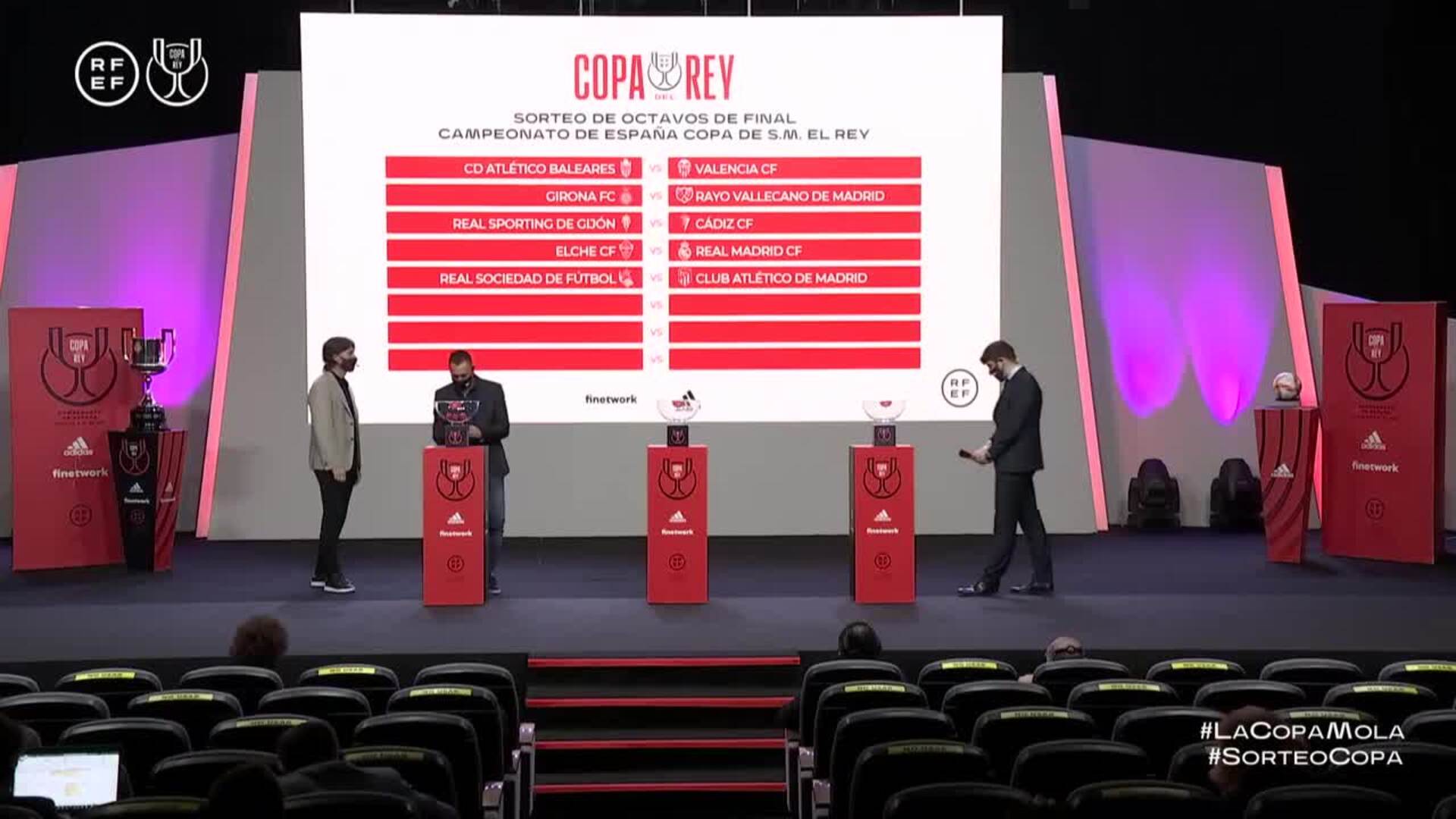 Athletic-Barcelona, Elche-Real Madrid y Real Sociedad-Atlético, eliminatorias de octavos