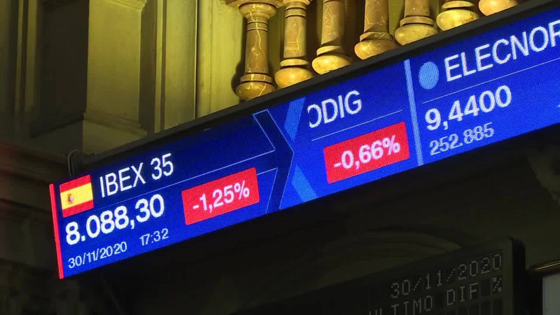 El Ibex 35 marca el mejor mes de su historia con un alza del 25,18%