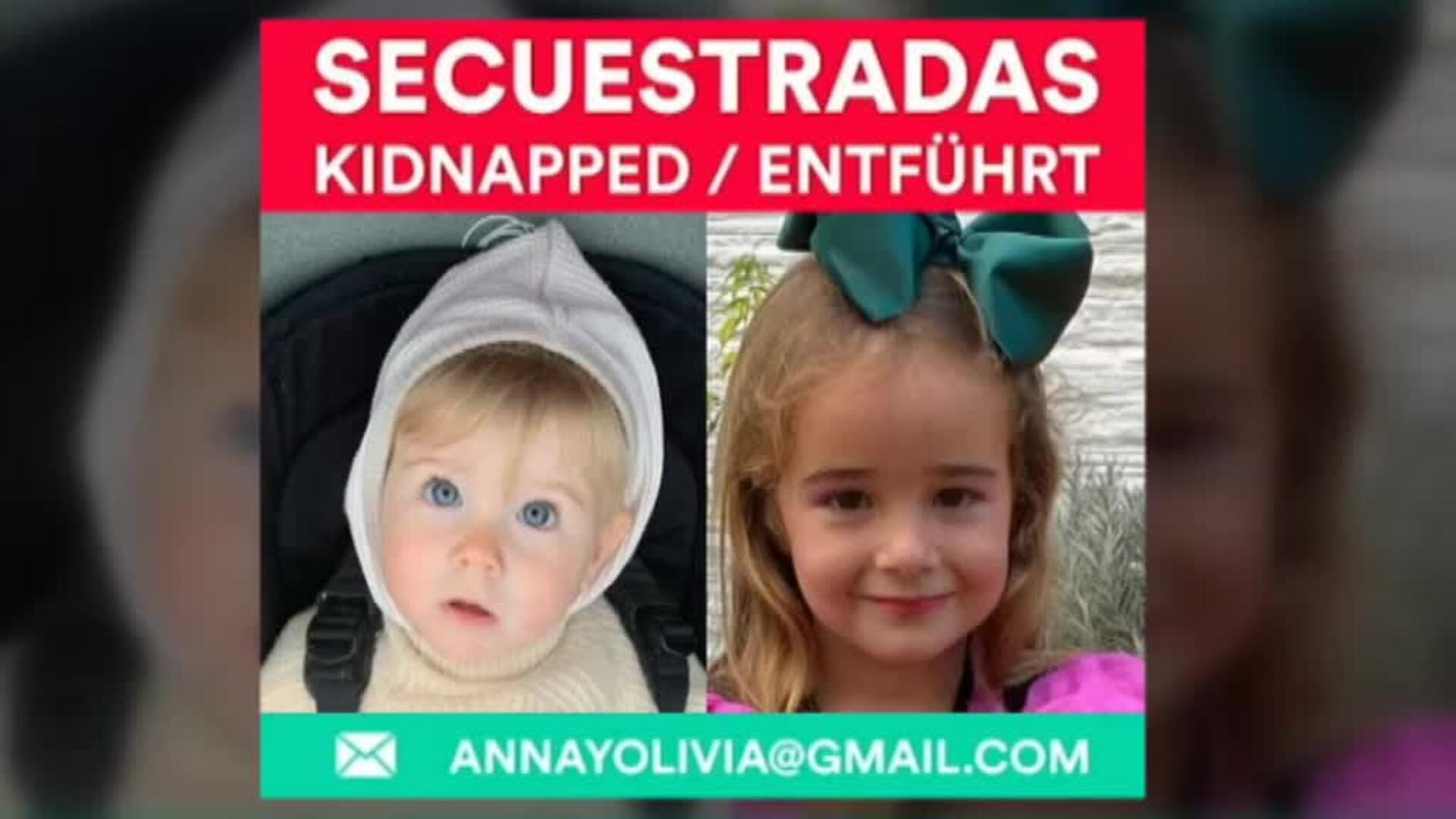 Sigue sin resultados la búsqueda de las pequeñas de Anna y Olivia dos semanas después