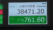 El Nikkei cae un 1,94 % tras la depreciación del yen y tocado por las tecnológicas