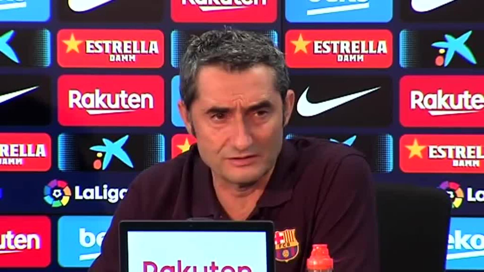 Ernesto Valverde: &quot;Aquí el domingo estás en el cielo y el martes debajo de una piedra&quot;