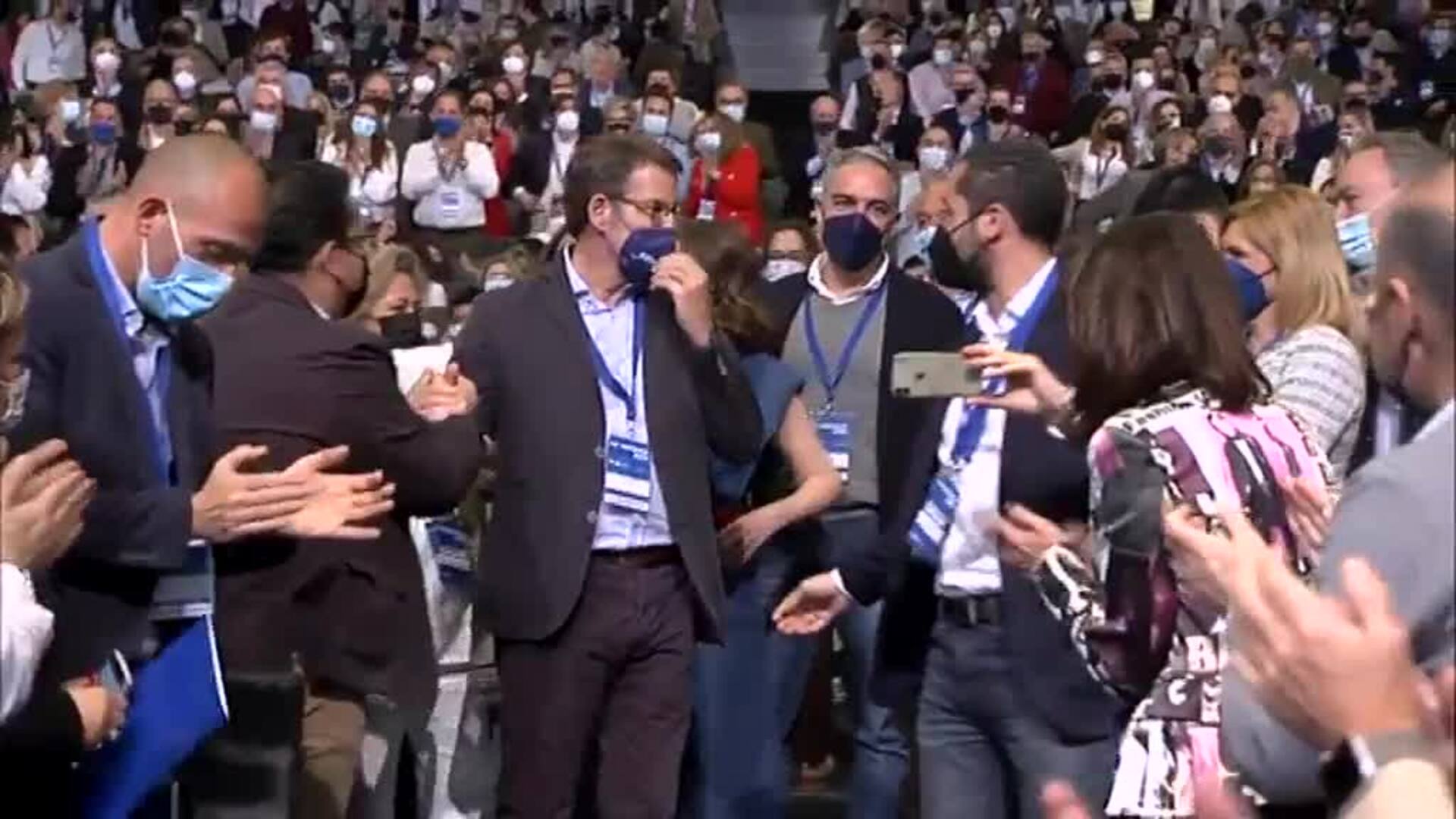 Arranca el congreso extrordinario del PP que ratificará el liderazgo de Núñez Feijóo