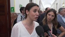 Irene Montero se muestra «bastante preocupada» por la tramitación de la ley del 'solo sí es sí'