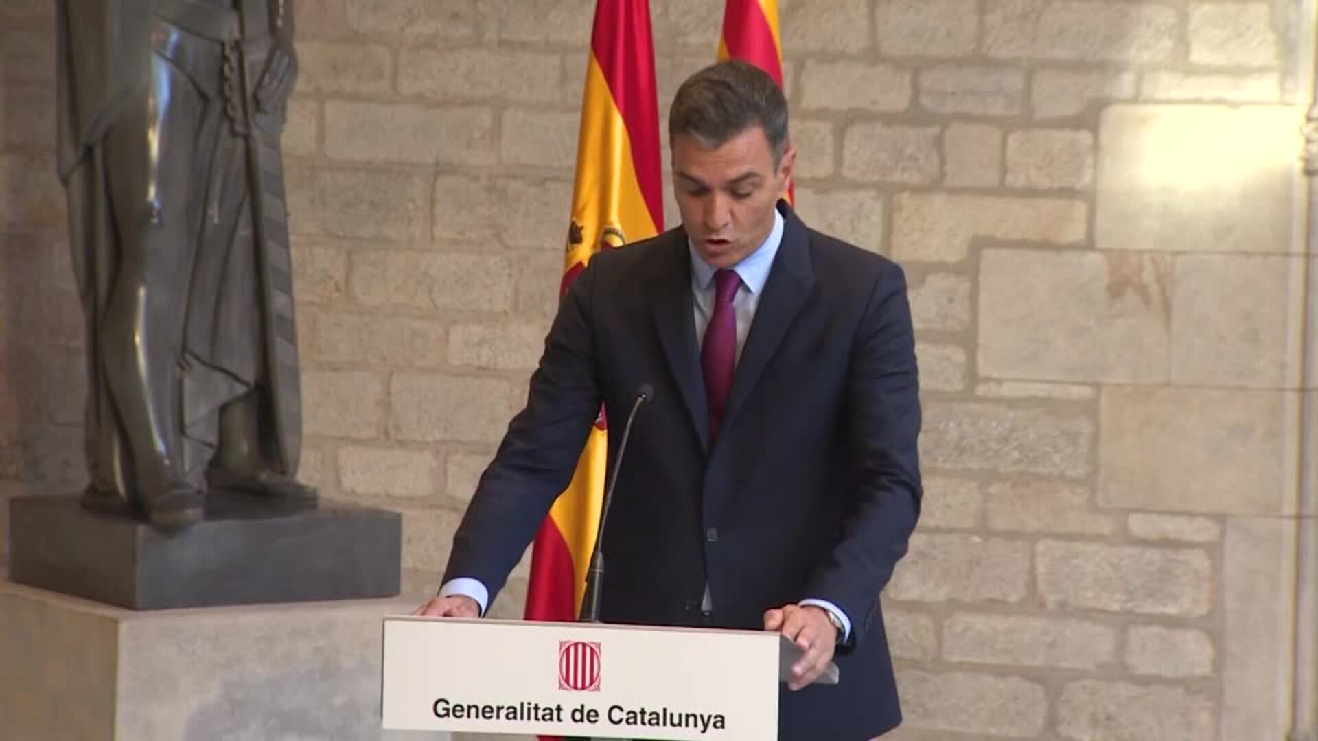 Sánchez trata de impulsar con Aragonés la mesa de diálogo por segunda vez