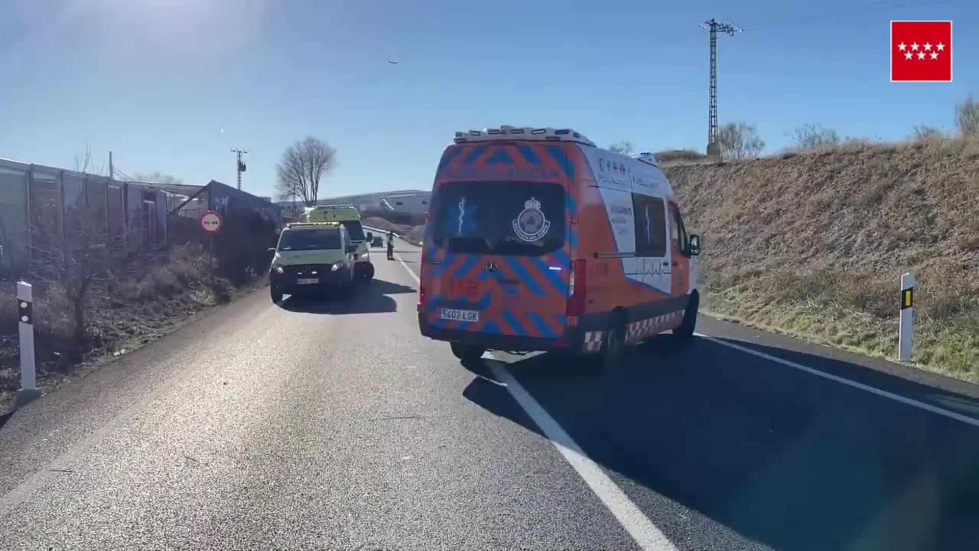 Un conductor de 81 años se sale de la carretera en Loeches provocando un accidente