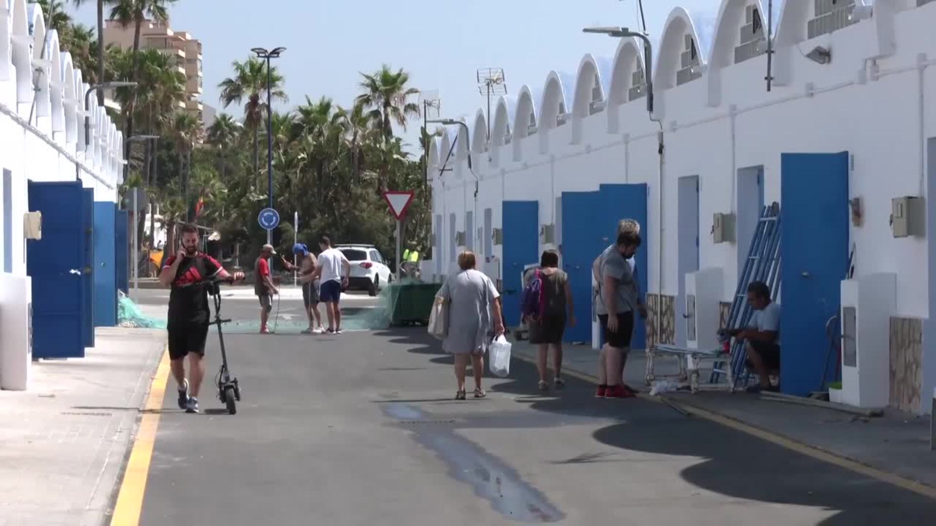Finalizan las obras de los accesos y conexión del puerto de Estepona (Málaga) con el paseo marítimo