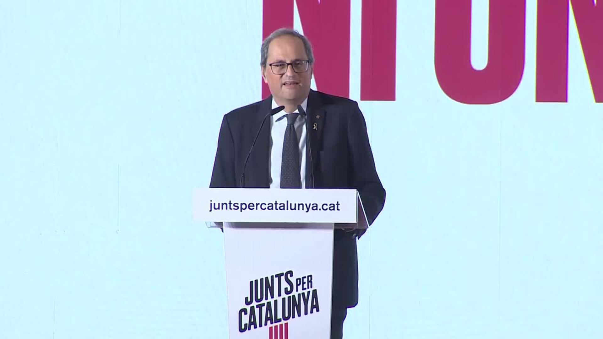 Torra insta a insituciones, ciudadanía y entidades a &quot;ir juntos&quot;