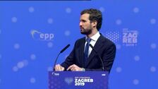 Casado advierte en Zagreb de que el nacionalismo es «puro veneno» para el hombre y para Europa